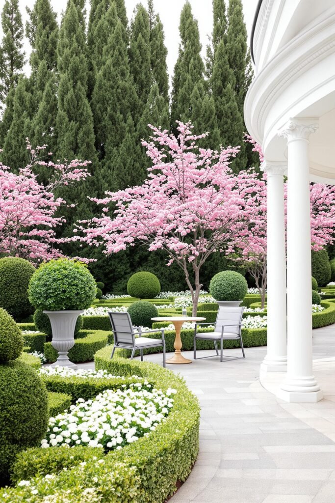 Whimsical Symphony of Blush and Emerald