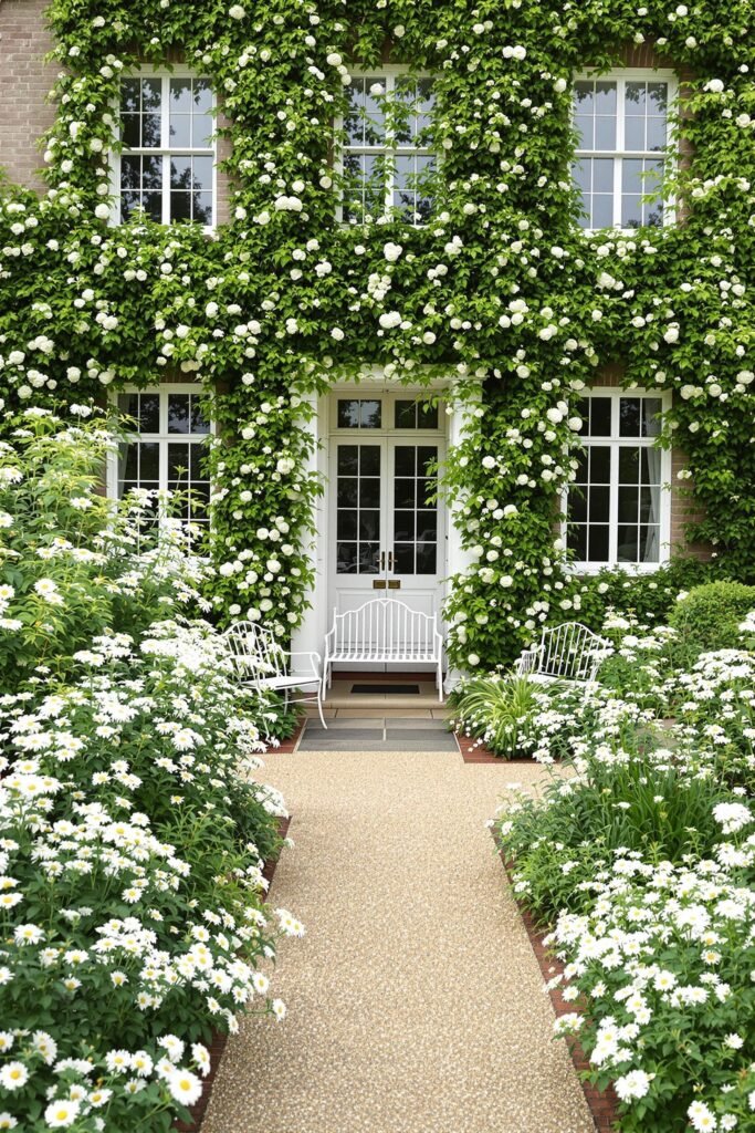 Enchanting Veil of Petal and Leaf