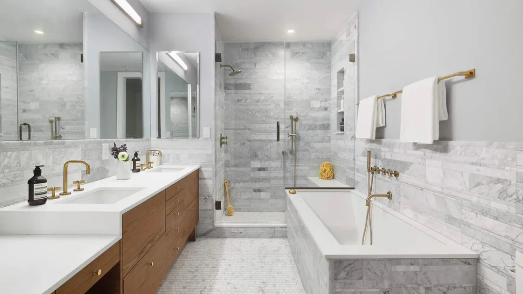 White Marble Backsplash