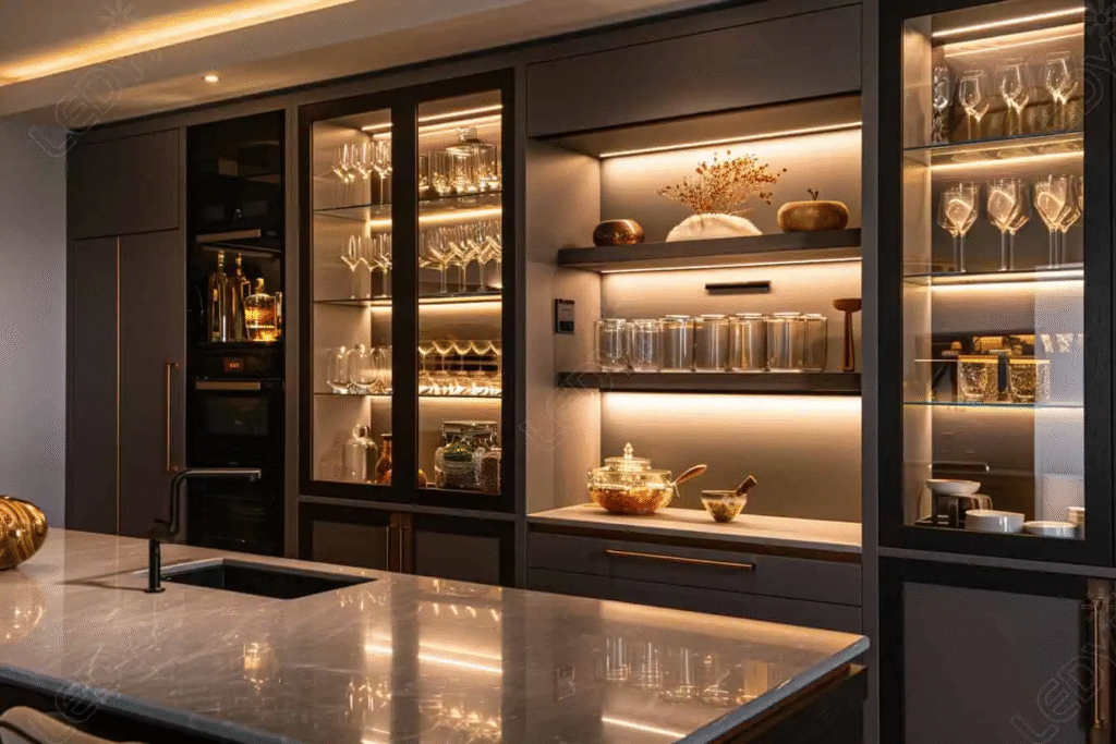 Integrated Kitchen Cabinet Lighting