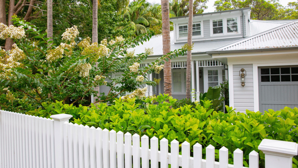 Horizontal Garden Fence