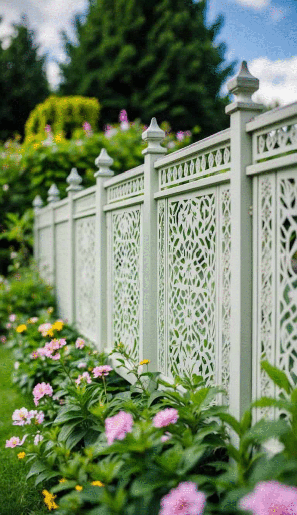 Corrugated Metal Fence