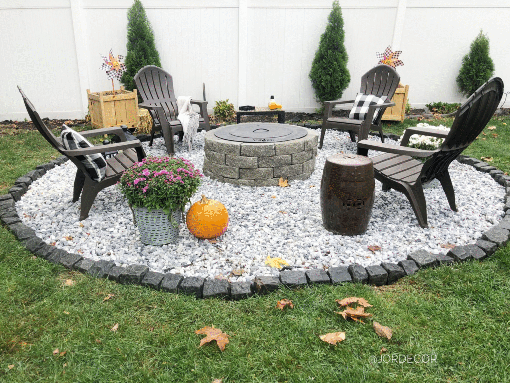 DIY Backyard Fire Pit Project