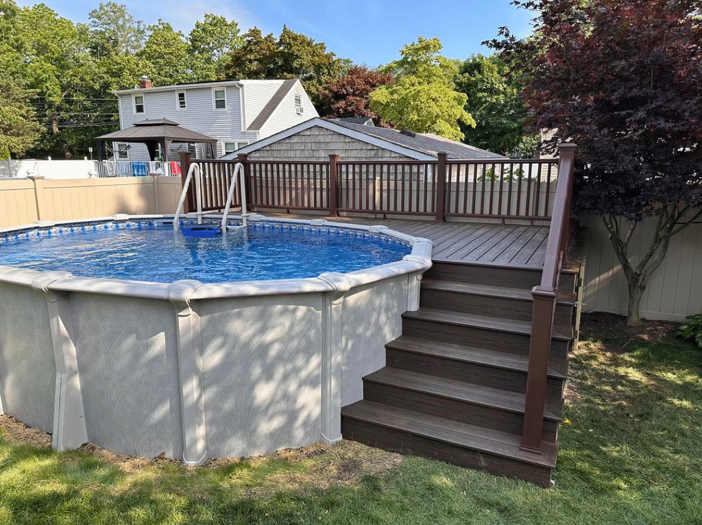 homemade swimming pool