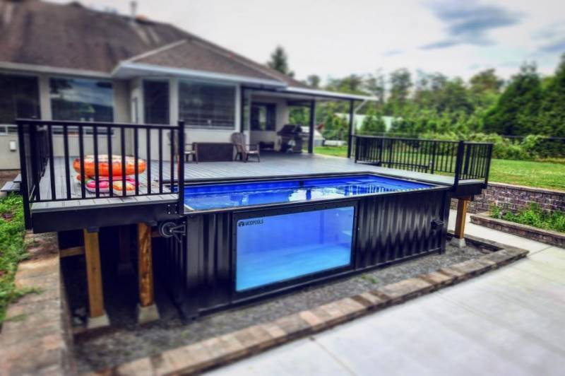 Shipping Container Swimming Pool