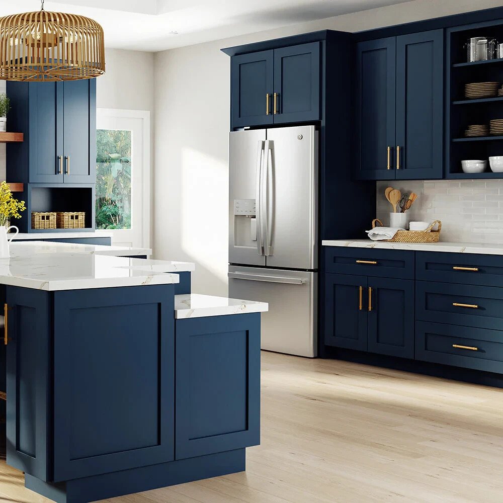 Blue Kitchen Cabinets