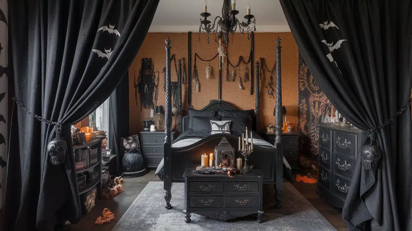 15 Fall Bedding : Halloween Bedroom Ideas For 2025