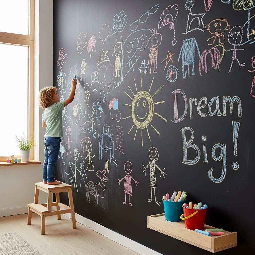 Creative artistic walls for unique interiors