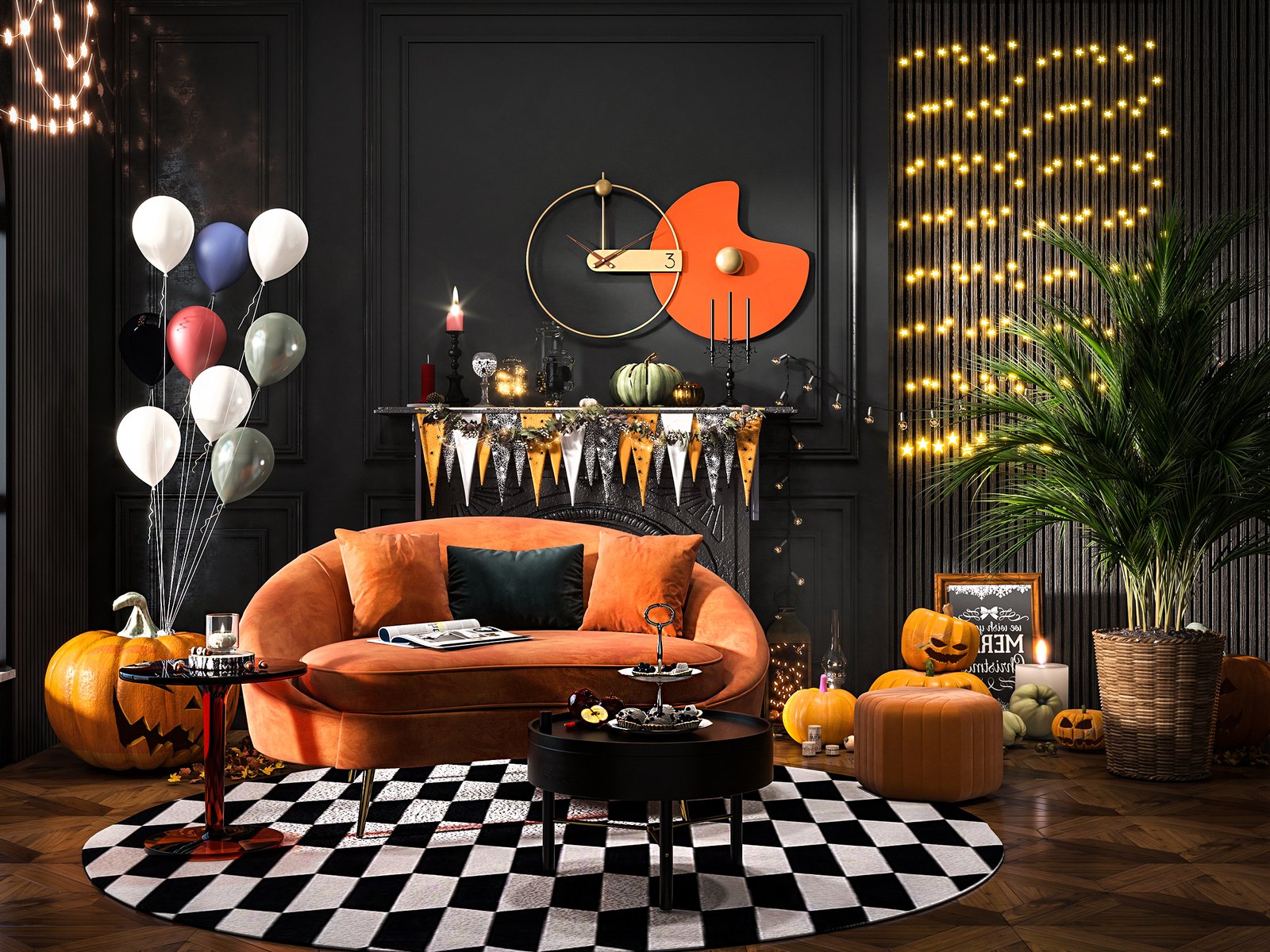 Spooky Living Room Decor Ideas: Halloween Room Decor