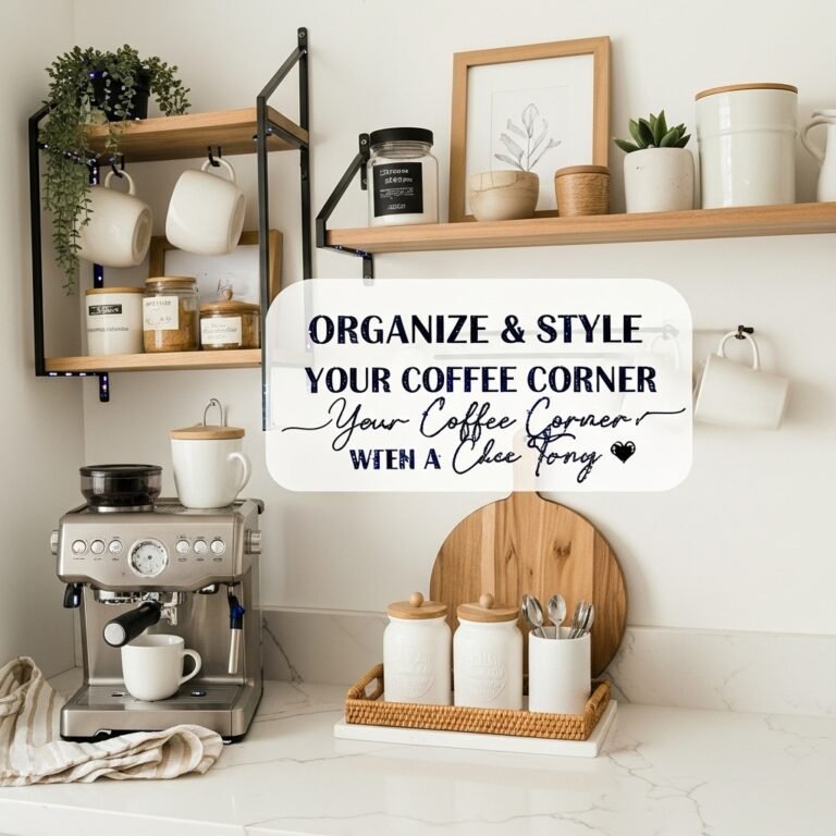 20 Small Coffee Bar Ideas for Tiny Spaces Every Coffee Lover Needs