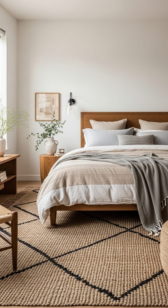 Textured Rugs to Anchor the Space