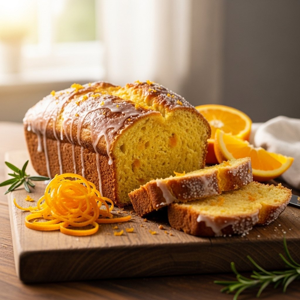 Citrusy orange zest sweet bread recipe