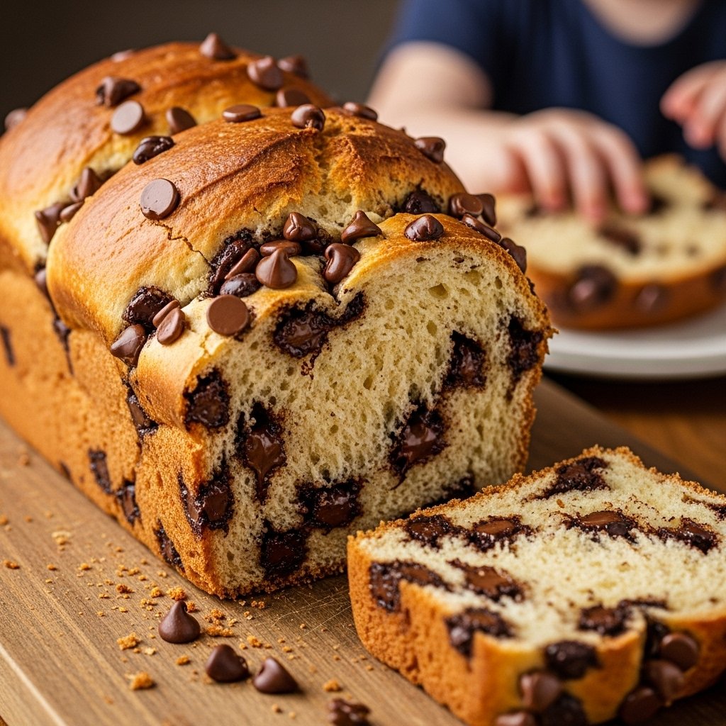 Delicious chocolate chip sweet bread recipe