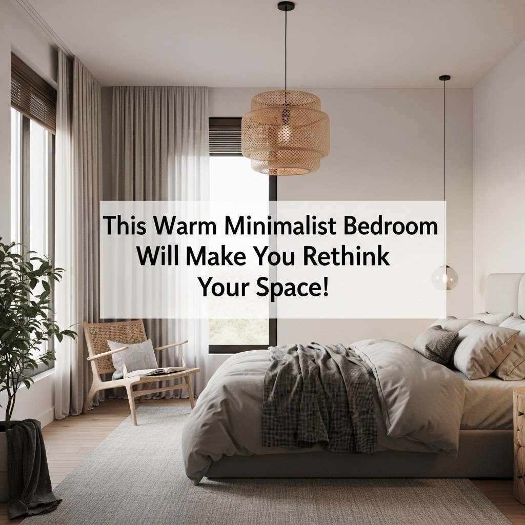 This Warm Minimalist Bedroom Will Make You Rethink Your Space!