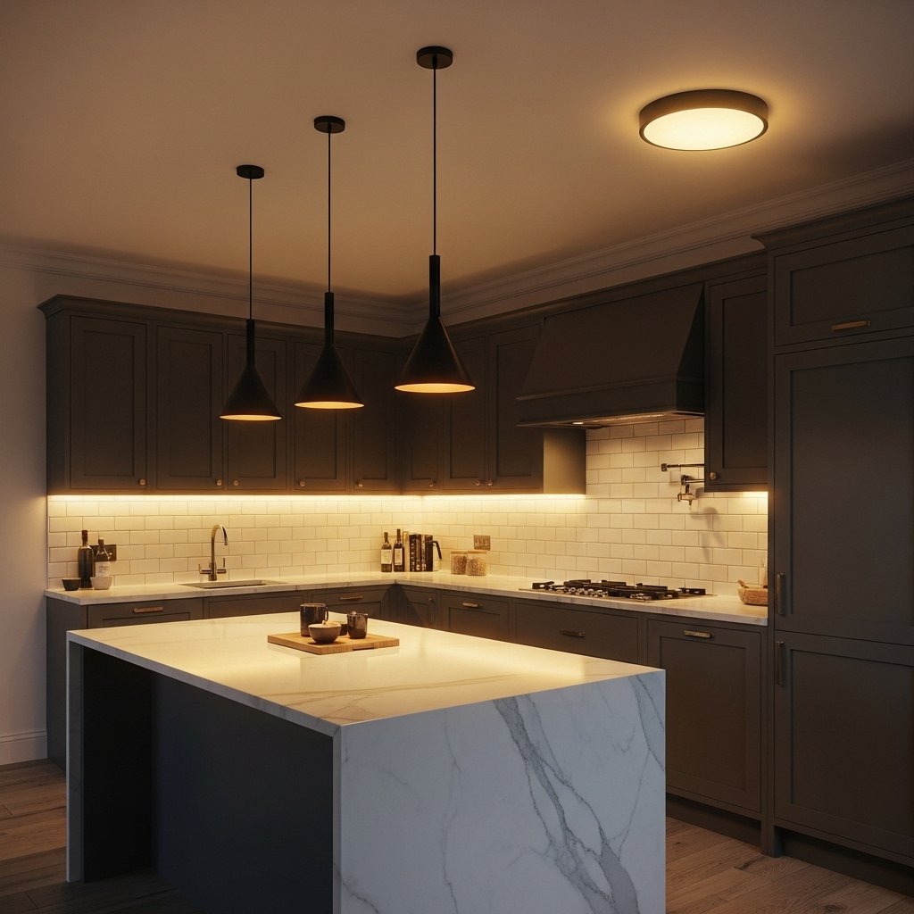 Layered Kitchen Lighting Design Solutions