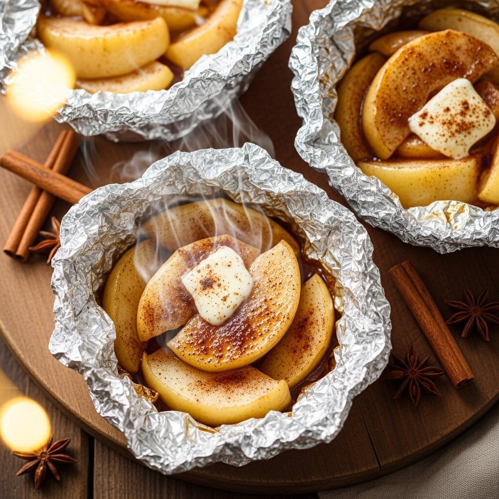 Sweet cinnamon-spiced apple slices