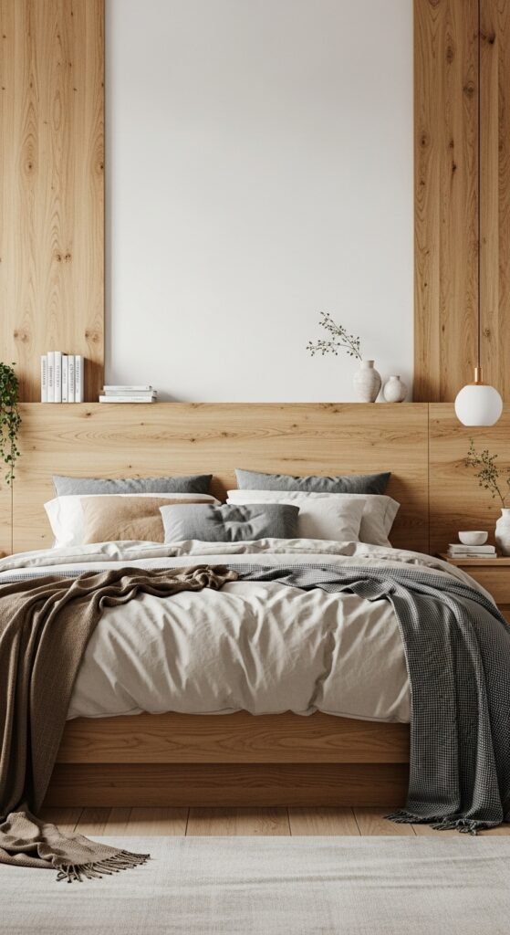 Wooden Accents for Warmth