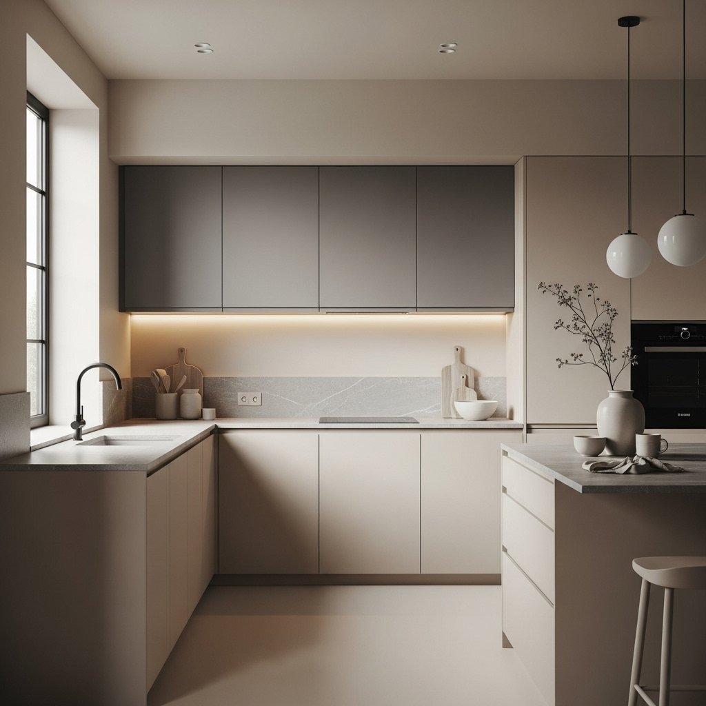 Monochrome Kitchen Shades Design