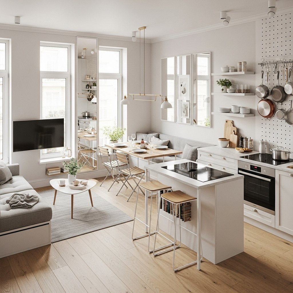 Clever smart open concept for small homes