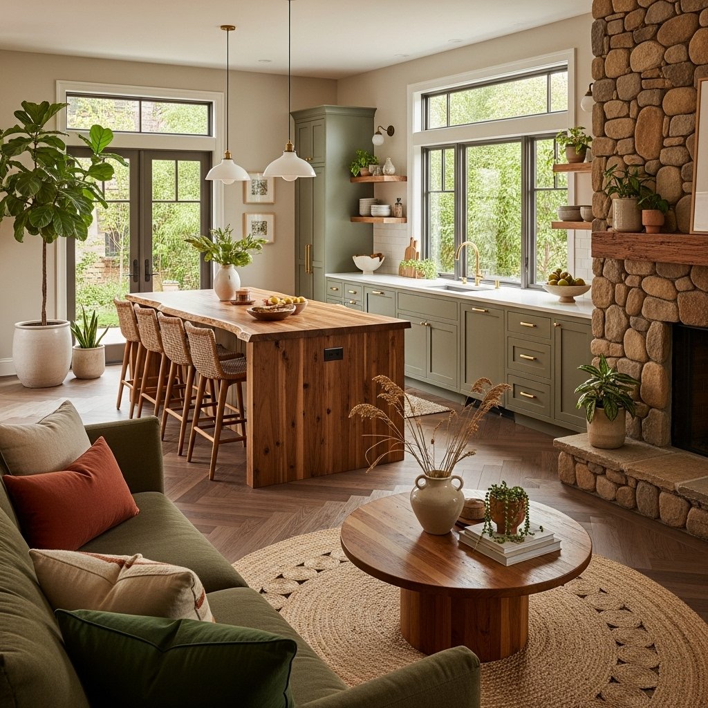 Calming nature inspired palette for interiors