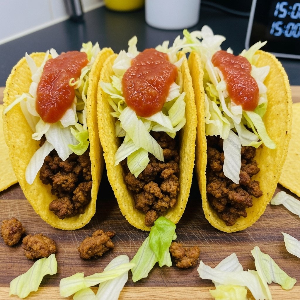 Flavourful simple tacos with fresh toppings