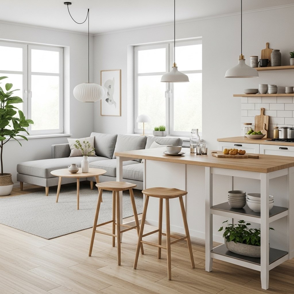 Clean Scandinavian simplicity in modern design