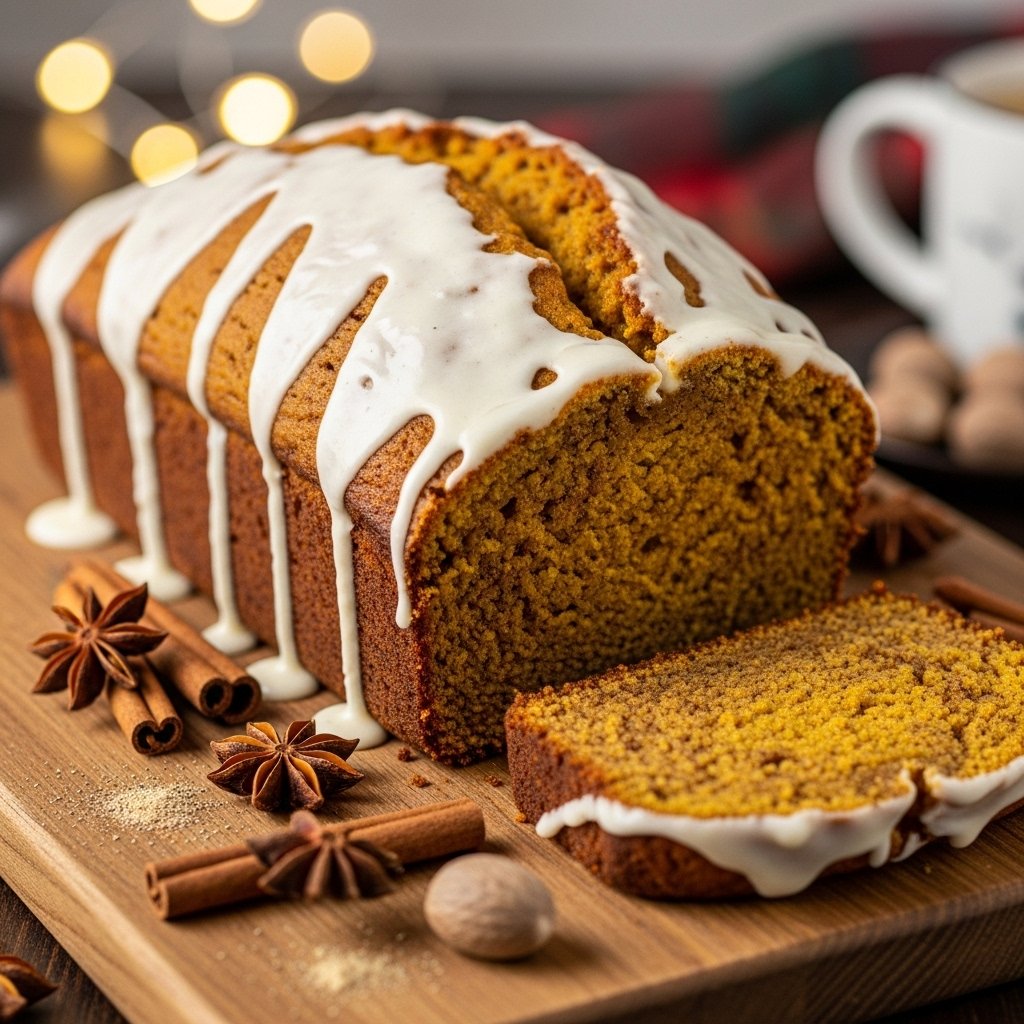 Warm pumpkin spice sweet bread recipe