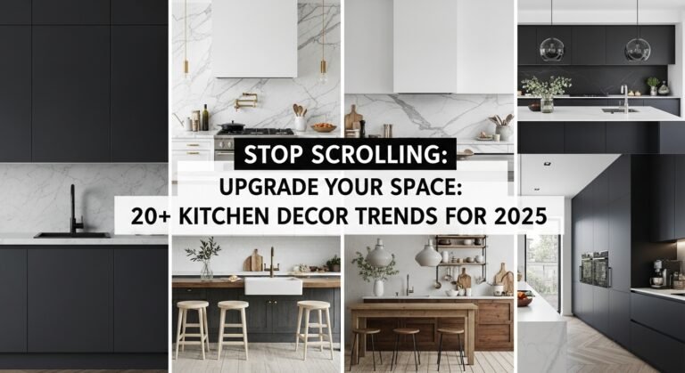 20+ Kitchen Decor Ideas for 2025 (Trendy, Modern & Functional)
