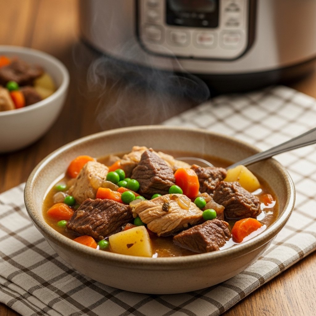 Warm Sunday dinner slow cooker stew
