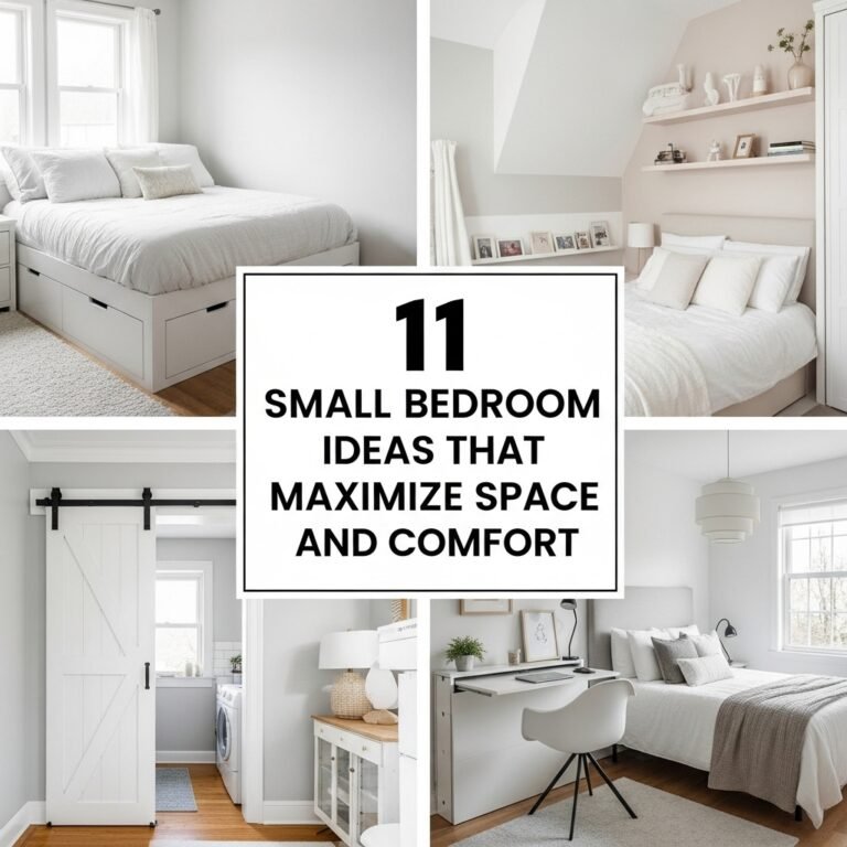 11 Small Bedroom Ideas That Maximize Space and Comfort