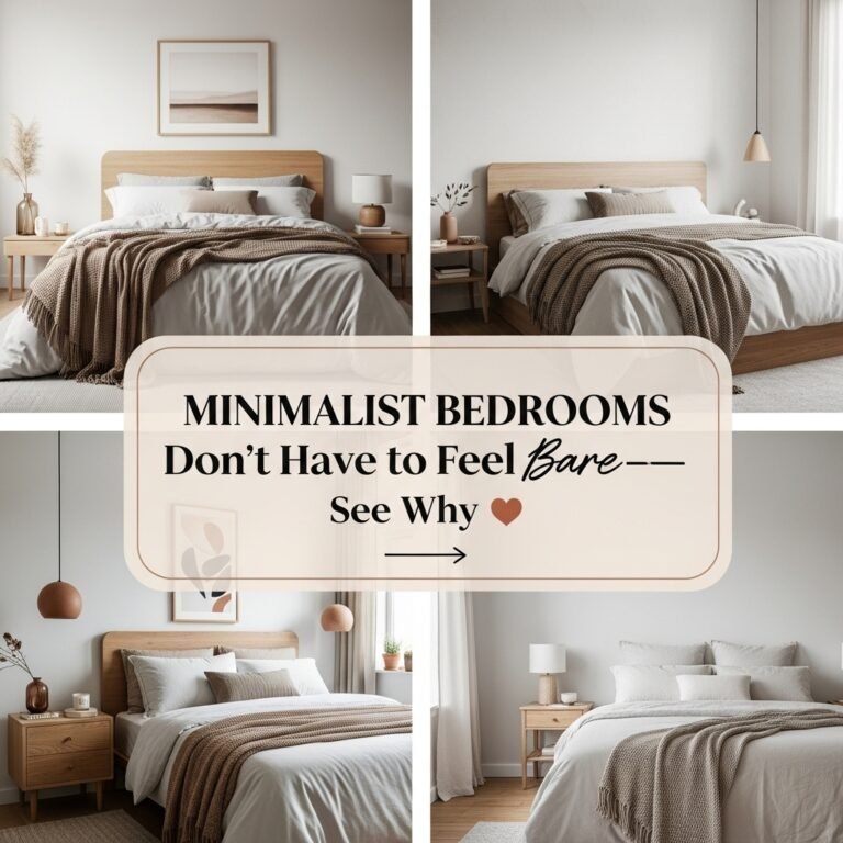 Minimalist + Cozy =Warm Minimalist Bedroom You’ve Always Wanted