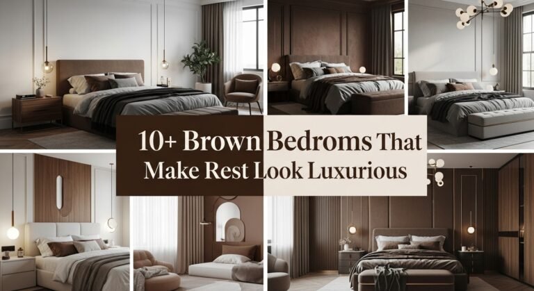 10+Dreamy Brown Bedrooms Made for Sweet Sleep