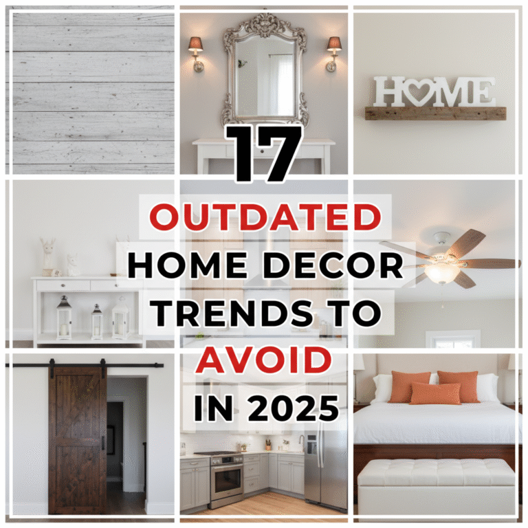 17 Outdated Home Décor Trends You Must Avoid