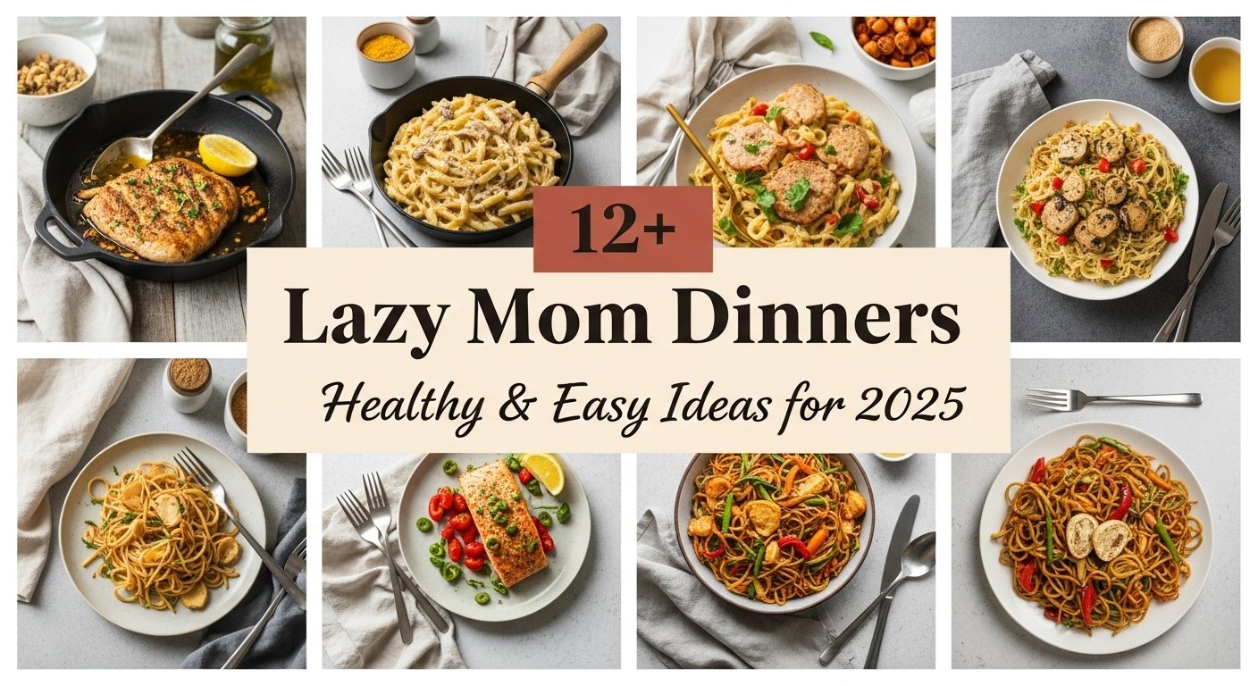 12+ Lazy Mom Dinners (Healthy & Easy Ideas for 2025)