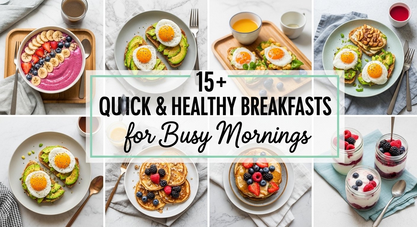 15+ Breakfast Ideas for 2025 (Quick, Healthy & Delicious Recipes)