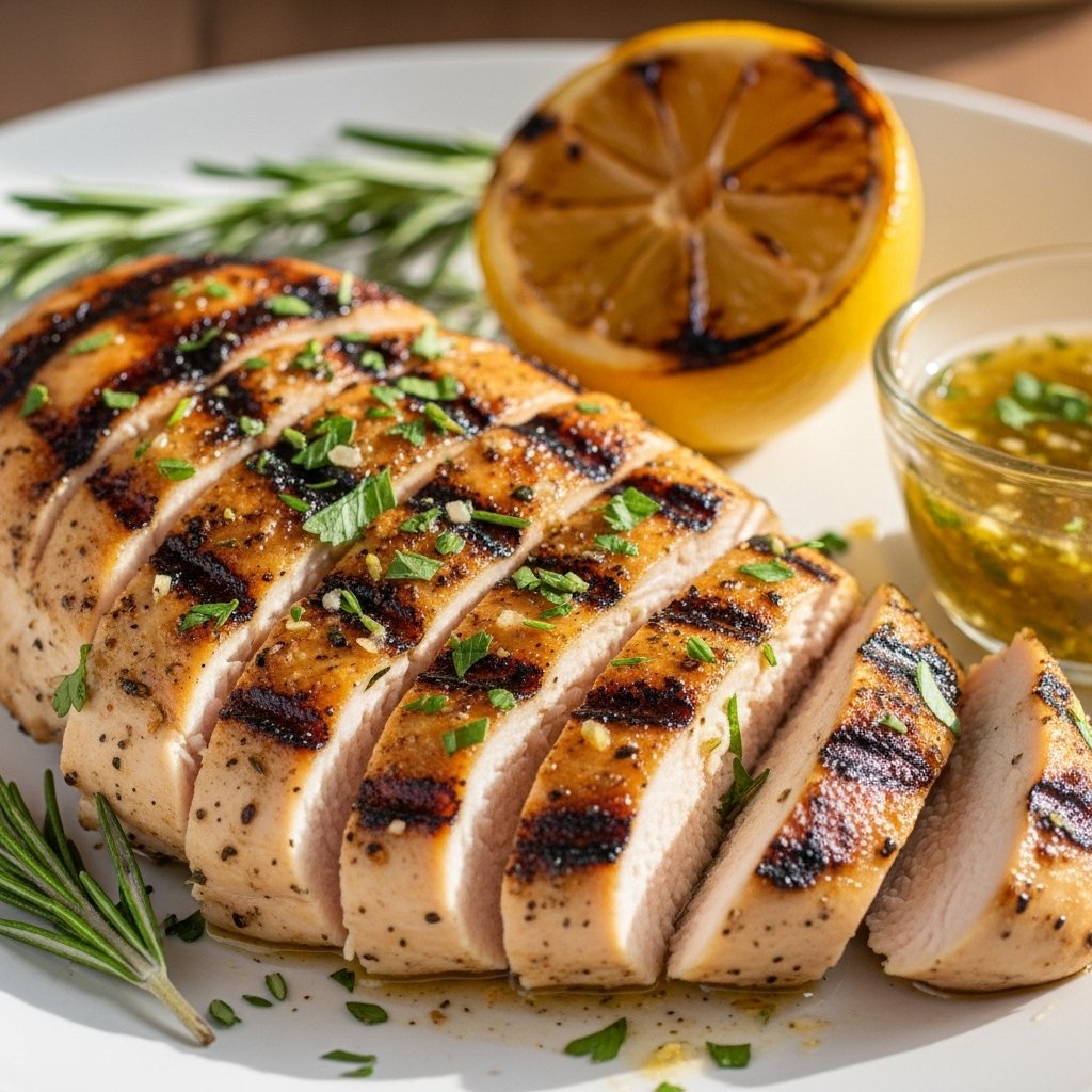 Lemon herb grilled chicken recipe
