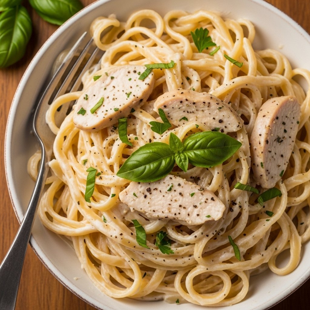 Creamy chicken alfredo pasta recipe
