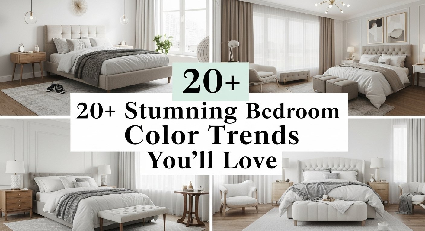 20+ Stunning Bedroom Color Trends You’ll Love