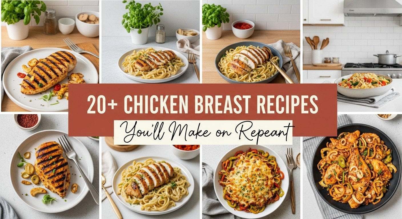 20+ Chicken Breast Dinner Ideas (Easy & Healthy for 2025)