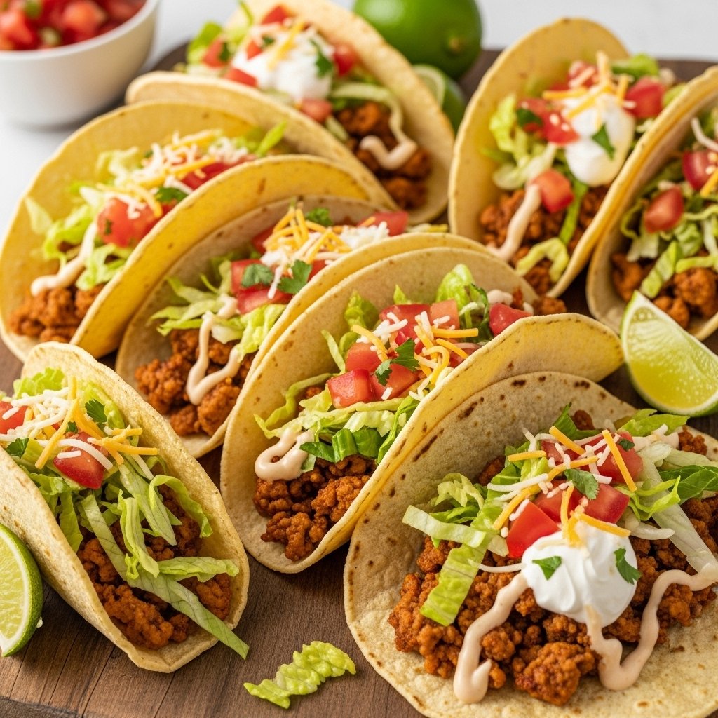 Tasty Turkey Tacos with Fresh Toppings