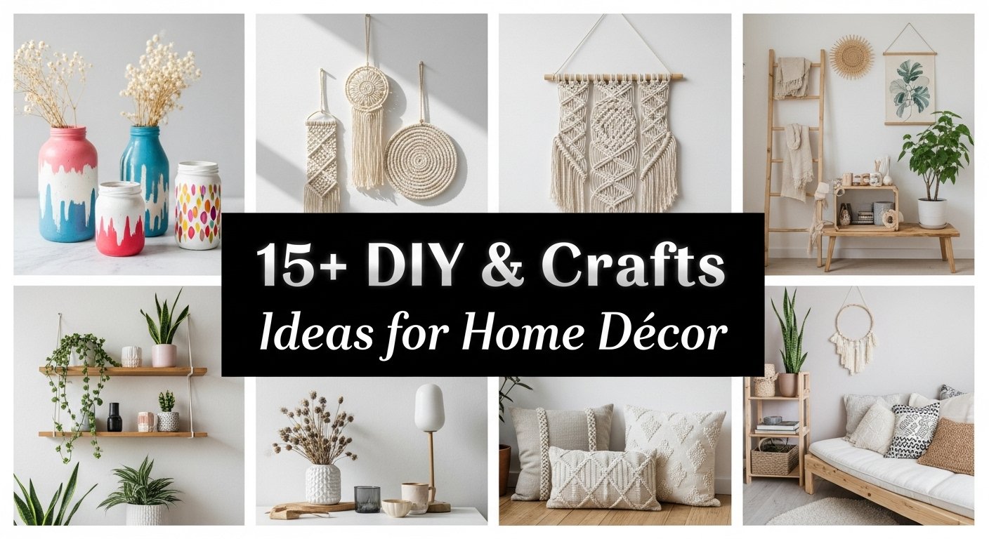15+ DIY and Crafts Ideas